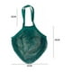 thumbnail image 3 of Bolsa de compras de malla de algodón reutilizable y portátil, bolsa de compras ecológica y plegable para frutas y verduras, ropa, juguetes de playa, útiles escolares y más, lavable a máquina, 5 piezas, 3 of 7