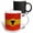 Multicolor, variant on 3drose, Year of the Ox Chinese Zodiac in Cultural Red and Gold Hues, 11oz Two-tone Red Mug