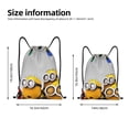 thumbnail image 2 of Pofeuu Minions for Water-Resistant 210D Drawstring Bag Compact Foldable Design Gym Yoga Travel Essentials Lightweight Carryall-Medium, 2 of 6