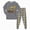 H135-Grey, variant on TOWED22 Infant Baby Boy Clothes 2-Piece Long Sleeve Crew Neck Sweatshirt Tops Casual Pocket Joggers Pants Cartoon Outfits Toddler Clothing Set(Grey,5-6 Y)