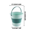 thumbnail image 4 of openpig Collapsible Plastic Bucket, Cleaning Bucket, Mop Bucket, Foldable Round Tub for House Cleaning, Space Saving Outdoor Waterpot for Garden or Camping, Portable Fishing Water Pail(10L), 4 of 5