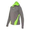thumbnail image 2 of Augusta Sportswear Graphite Heather/ Lime 4218 XS, 2 of 5