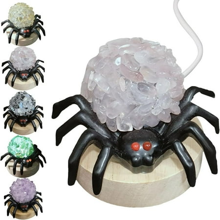 

Glowing Decorative Amethyst Lamp Night Light with Wooden Base Lamp Gothic Decor Home Porch Decor Decoration Toddler Night Lights tooth Vibe for Couples Motion Indoor Lights Star Ceiling Light Battery