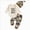 A175-Beige, variant on Infant Baby Boys 3 Piece Fall Outfit, Long Sleeve Daddy's Little Dude Print Bodysuit Striped Cuff Jogger Pants Beanie Set, Cute Casual Loungewear For Daily Layering Sizes 0-18 Months 9-12 Months