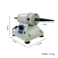 Bench Polisher Adjustable Speed DIY Jade Jewelry Low Power Metal Double ...