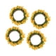 thumbnail image 4 of 4 piezas de anillos de vela de pilar de Navidad, pequeña corona bohemia, corona de bayas artificiales, portavelas de pilar para fiesta de Acción de Amarillo, 4 of 9