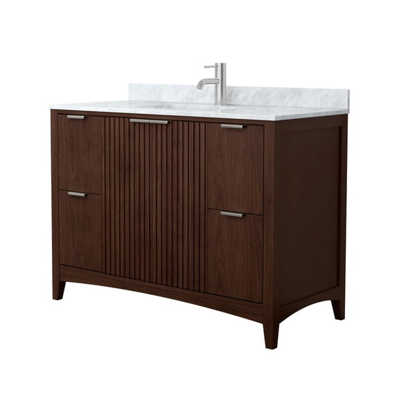 Wyndham Collection WCF919148SDWCMUNSMXX Palmilla 48" Free Standing Single Basin Vanity Set