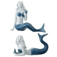 thumbnail image 2 of Resin 'Ceramic' Mermaid W Shell 5.25" Set of 2 - 5", 2 of 2