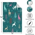 thumbnail image 3 of GZHJMY Snowflakes Caribou Kitchen Dish Towel Set, Drying Kitchen Towels Tea Towels Gift Set for Drying Cleaning Cooking Baking 1Pcs, 3 of 7