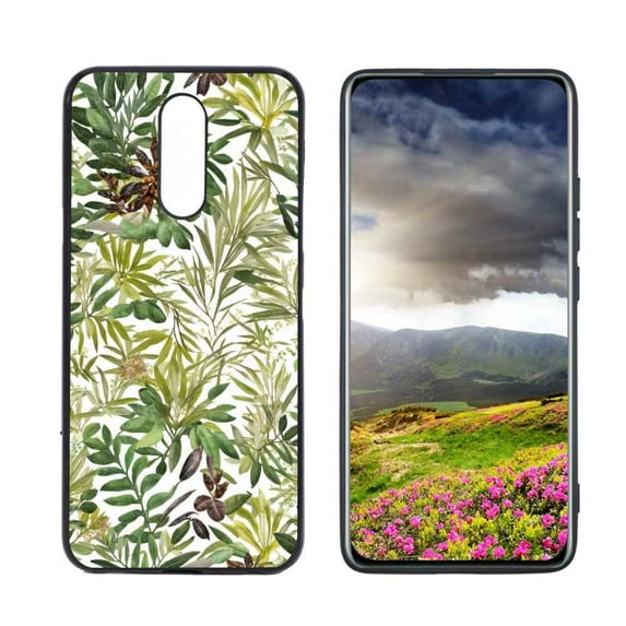 Botanical-magical-forest-nature-2 Phone Case, Degined for LG Solo LTE Case Men Women, Flexible Silicone Shockproof Case for LG Solo LTE