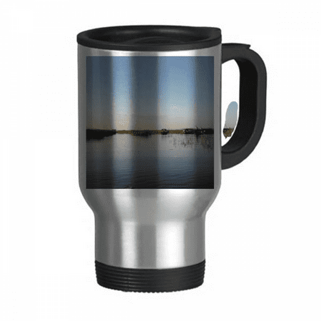 

Only Scenery Art Deco Fashion Travel Mug Flip Lid Stainless Steel Cup Car Tumbler Thermos