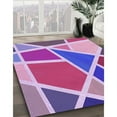 thumbnail image 3 of Ahgly Company Machine Washable Indoor Rectangle Transitional Medium Violet Red Pink Area Rugs, 2' x 4', 3 of 7