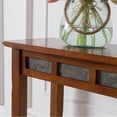 thumbnail image 2 of Leick Furniture Rustic Slate Hall Wood Stand in Oak Finish, 2 of 6