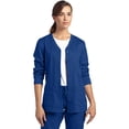 thumbnail image 1 of Allure by White Cross Women's Button Front Cardigan Warm Up Scrub Jacket, 1 of 1