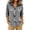Black Womens Tops, variant on Womens Plus Size Tops Cotton Linen 3/4 Sleeve Shirts for Women Button Down Plaid Printed Lapel Loose Summer Fall Top S-4XL