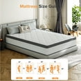 King Mattress,10 Inch King Hybrid Memory Foam and Individual Pocket
