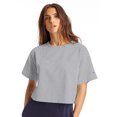 thumbnail image 1 of Champion Women's Cropped Reverse Weave T-Shirt, 1 of 4