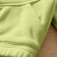 thumbnail image 4 of Agkizg Girls Stand Collar Fleece Jacket Thick Winter Coat with Pockets Solid Color Warm Casual Outerwear, 4 of 5