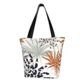 thumbnail image 2 of Kdxio Tropical Leaves Women Reusable Grocery Bags Foldable Ripstop,Reusable Shopping Bags for Shopping,Gym,Gift, 2 of 7