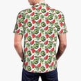 thumbnail image 3 of Balery Watermelons Printed Men’s Short Sleeve Polo Shirt, Midweight Men's Shirt,Golf Polo shirts -X-Large, 3 of 8