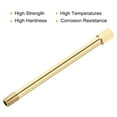 thumbnail image 5 of Uxcell Brass Pipe Fitting G1/8 Female to G1/8 Male Thread Adapter 150mm Extension Connector Hex Pipe Coupling 2 Pack, 5 of 5