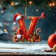 thumbnail image 1 of Adornos Navideños Colgantes con 26 Letras para Árbol de Navidad, Adornos Navideños Personalizados para Hacer Tú Mismo, Decoración Navideña, Decoración Colgante para Árbol de Navidad., 1 of 5