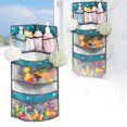 thumbnail image 7 of Bathroom Storage Bags With Zipper, With Hooks, For Kids, Bathroom Tub Shower Bath Hanging Mesh Organizer Caddy Storage Bag, 7 of 7
