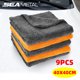 thumbnail image 2 of Toalla de limpieza de microfibra 1/3/6/9 piezas Toallas de lavado de microfibra extra suaves para limpieza del hogar y del coche Paño de secado Trapos de lavado de coches 40 x 40 cm, 2 of 5