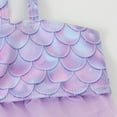 thumbnail image 5 of Magical Mermaid Tail & Bikini Set for Little Girls 2-12 Years, Shiny Scale Princess Swimwear for Beach Pool Party Photos, 5 of 6