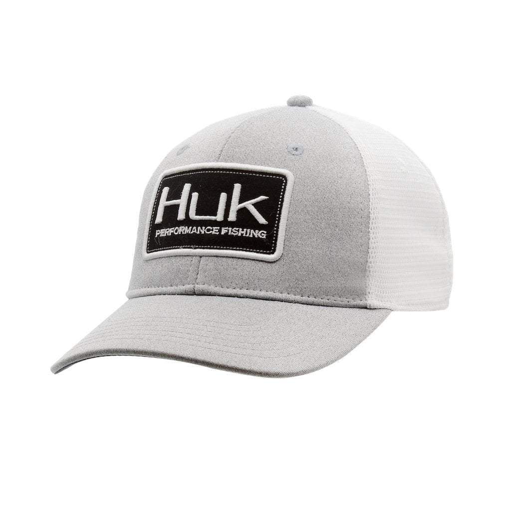 Huk Fishing Angler Sport Trucker Hat, Grey Heather - H3000184-035-1 