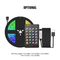 thumbnail image 4 of LED Strip Lights 9.84ft. RGB Waterproof Tape Lights with IR Remote Control 16 Colors 4 Modes 5050 Color Changing LED Lights for Home Ceiling Party Festival, 4 of 7