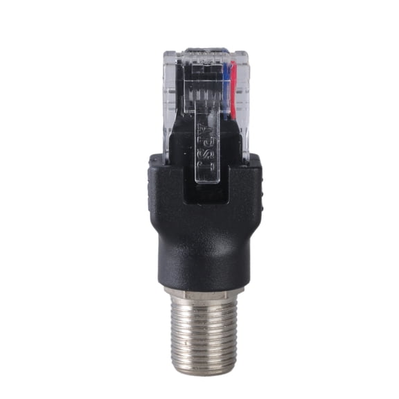 RF to RJ45 Converters Adapter F Female to RJ45 Male Coaxial Barrels Coupler Adapter Connectors Coax Straight Connectors