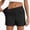 *Black, variant on Women’s Elastic Waist Shorts with Pocket,Casual Office Work Dress Shorts Black,Women's Plus XXXL