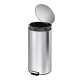 thumbnail image 3 of Bote de basura Hometrends Modelo con Pedal Color Metal redondo 27 Litros, 3 of 4