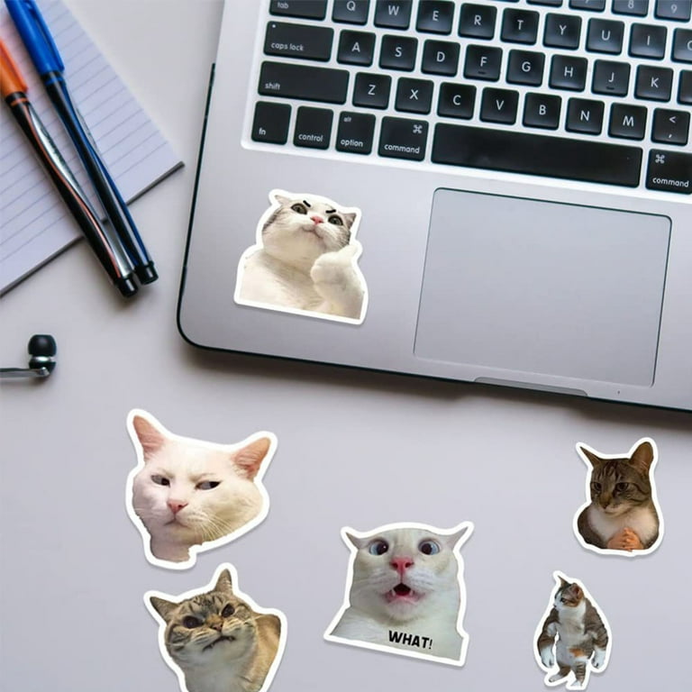 Goes Brr Memewaterproof Cat Meme Stickers 50pcs - Vintage Decals For  Notebooks, Laptops, Luggage