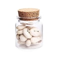 thumbnail image 4 of uds., 50ml, 47mm X 50mm, pequeñas botellas de vidrio con tapones de corcho, pequeños frascos de almacenamiento para especias, recuerdos de boda, 4 of 5