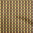 thumbnail image 1 of oneOone Polyester Spandex Yellow Fabric African Fabric For Sewing Printed Craft Fabric By The Yard 56 Inch Wide, 1 of 4