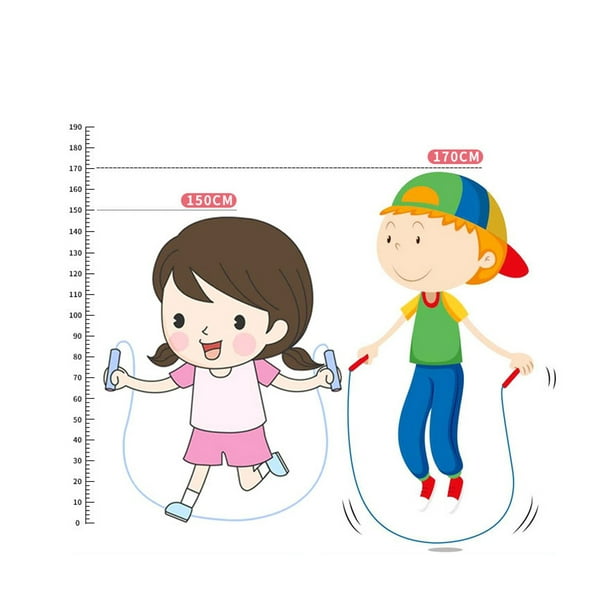 Ymiko corde à sauter en bois Fitness enfants étudiants cordes à sauter  jouet de plein air 3 mètres, corde à sauter d'exercice, jouet de plein air  