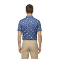thumbnail image 3 of Birdie Bound Men's and Big & Tall Men's Liberty Donuts Print Polo Golf Shirt, Sizes XS-4XLT, 3 of 6
