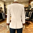 thumbnail image 6 of Women's Winter Corduroy Blazers Jackets Dressy Casual Ribbed Long Sleeve Lapel Fashion Work Business Outerwear Beige-A M(M), 6 of 10