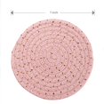thumbnail image 4 of Kitchen Pot Holders, Hot Pads for Kitchen Thick Trivets Set of 3 Hot Coasters, Potholders, Hot Mats Spoon Rest with Gift Package for Cooking Baking by Diameter 7 Inches Gift for Christmas (Gray), 4 of 7