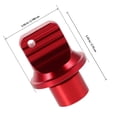 thumbnail image 2 of Hytrove Llavero Para Motocicleta Y Atv En Aluminio Ligero Rojo Ideal Para Modificaciones, 2 of 7