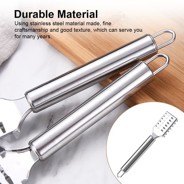 Baohd Skin Scraper Tool Stainless Steel Kitchen Gadgets Hanging Round Pipe Fish Restaurant Accessory Scale Remover Household