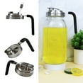 thumbnail image 7 of ZNNT Mason Jar Pour Spout Lid with Handle Wide Mouth Cap for Mason Jars Leak Proof Seal Cover for Drinking Food Storage Clearance Can Lid, 7 of 7