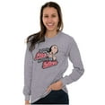 thumbnail image 5 of Olive Oyl I Only Like Strong Sailors Women's Long Sleeve T Shirt Brisco Brands S, 5 of 6