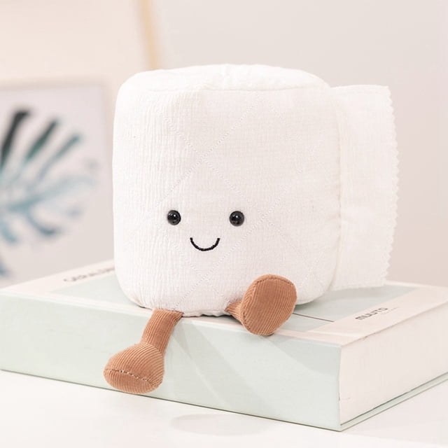 Jellycat Stuffed Animals,Jellycat Toilet Paper Stuffed Animal Gift Plush,4.7" Toilet Paper Cute Soft Stuffed Animal Plush,Jellycat Stuffed Toys,Jellycat Plush Toys Gifts