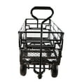 thumbnail image 4 of Capacity Garden Wagon Cart ,All-Terrain Utility Cart for Firewood Hauling, Yard Work & Landscaping,Heavy-Duty 600LB ,Black, 4 of 7