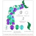 thumbnail image 2 of Arco De Globo De Sirena, Kit De Guirnalda De Globos De Cola De Pez, Decoraciones De Fiesta Temáticas Para Boda, Decoración De Fiesta De Cumpleaños Yuarrent HA043985-02, 2 of 6