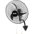 thumbnail image 1 of Wall-Mount Fan with Remote Control Speeds CFM High Velocity Oscillating Fan 掳 Oscillating & 掳 Adjustable Tilt for Home Office Commercial, 1 of 7