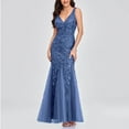 thumbnail image 5 of AOOCHASLIY Formal Dresses for Women Prom Dresses Halter Prom Dresses Evening Dresses Round-Neck Sleeveless Party Club Dress, 5 of 8